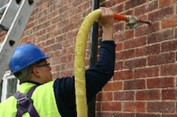 Cavity wall insulation