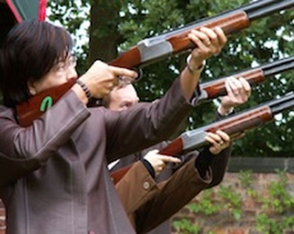 Clay pigeons made out of ice or dung