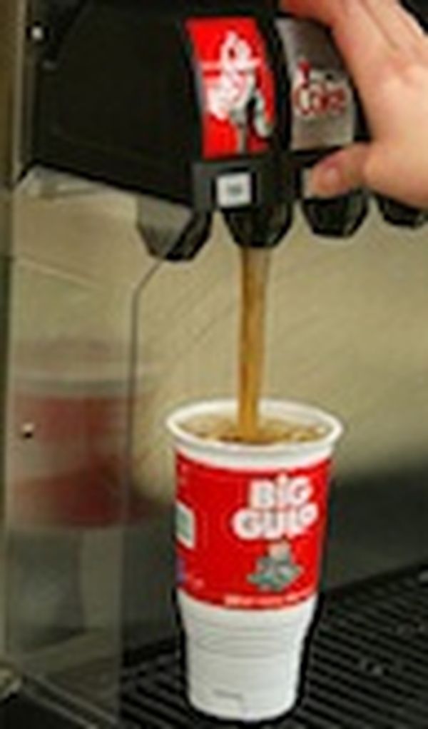 A drinks machine