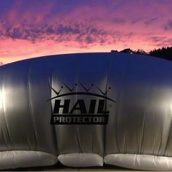 Vehicle protection from golf ball sized hail