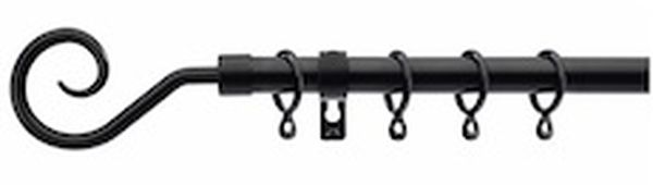 Telescopic curtain rail