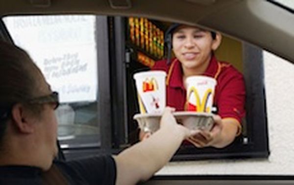 Drive through restaurant