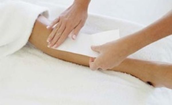 Leg waxing