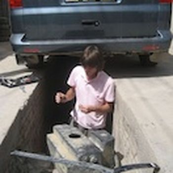 Mechanic's pit