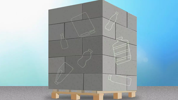 Plastic-infused Concrete