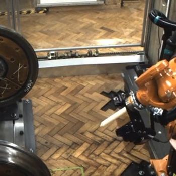Robotic system for wheelset reworking