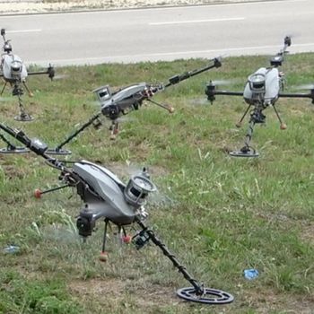 Metal-Detecting Drone