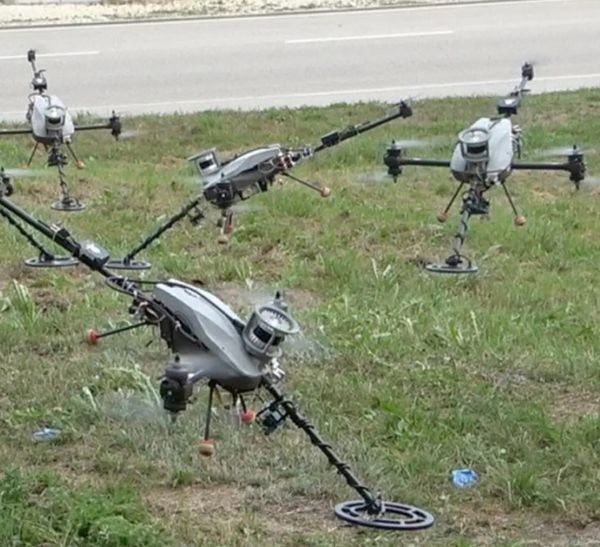 Metal-Detecting Drone
