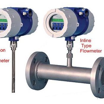 Thermal mass flow meters