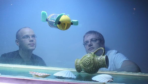 U-CAT robotic sea turtle