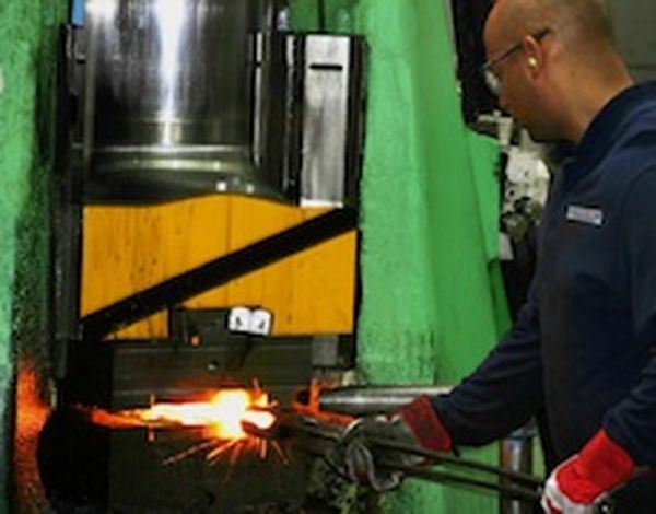 Drop forging