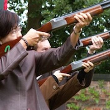 Clay pigeons made out of ice or dung