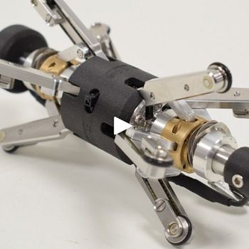 50 mm Ten Wheel Drive Pipe Crawler