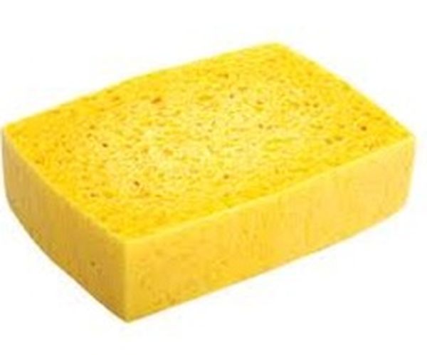 Sponges for absorbing liquids