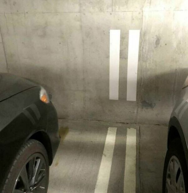 Parking lines' extension