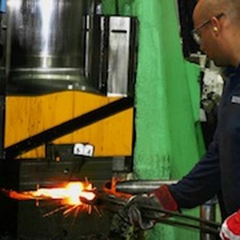 Drop forging
