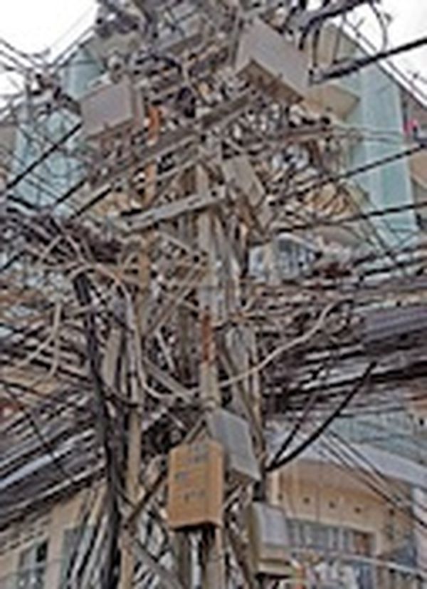 Multiple conversations on the same telephone wire