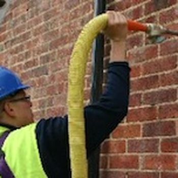 Injected cavity-wall insulation