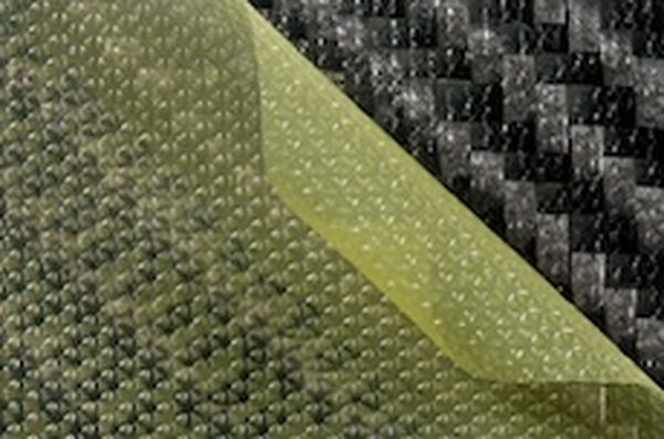 Pre-impregnated carbon fibre