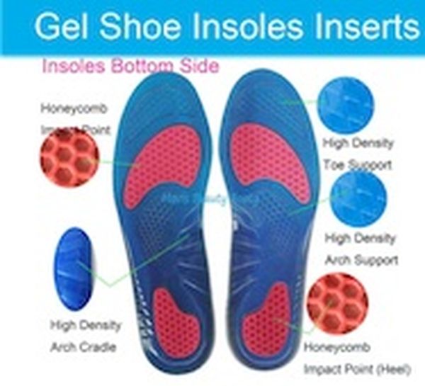 Gel inserts for shoes