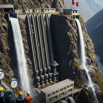 Cliff-Side Hydro Plant