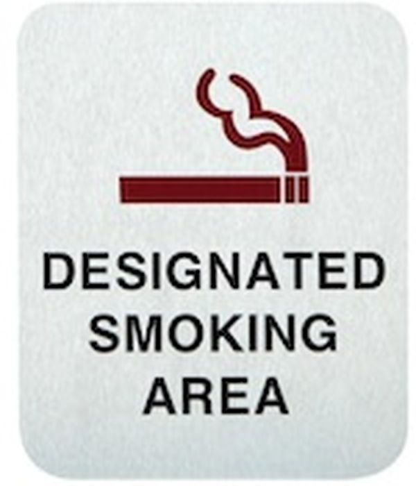 Non smoking areas in public areas