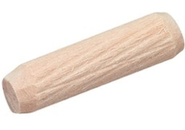 Use wooden dowels to join wooden components