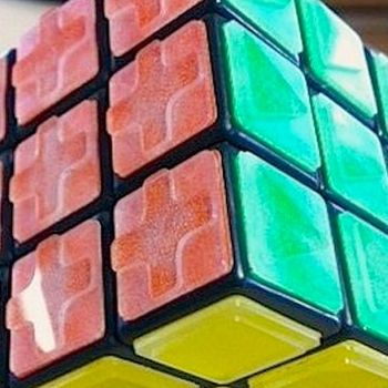 Braille-like Rubik's cube