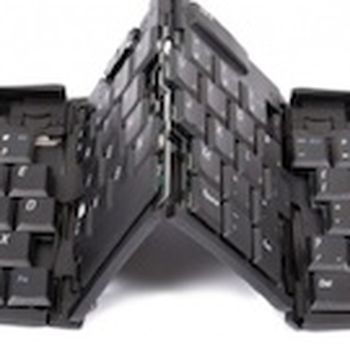 Folding computer keyboard