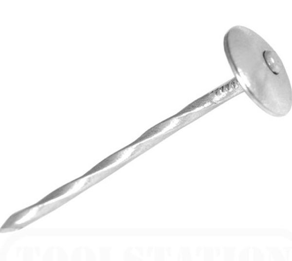 Spring-head roofing nail