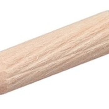 Use wooden dowels to join wooden components