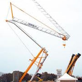 Self-erecting crane