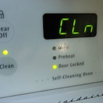 Self-cleaning oven