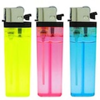 Throw-away cigarette lighters