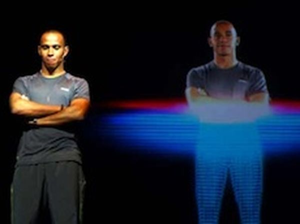 Virtual mock-ups using 3D holographic projection