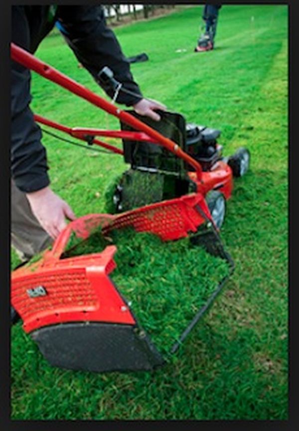 Grass collector on a lawn-mower