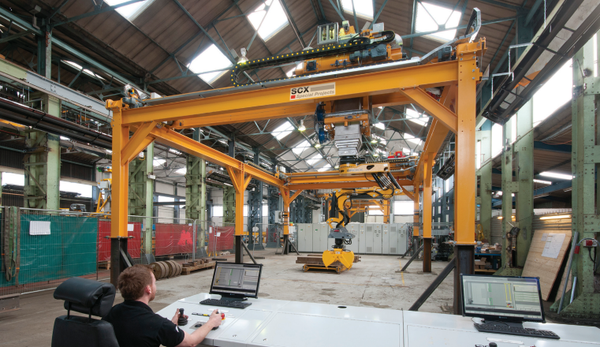 Integrated Mast and Crane