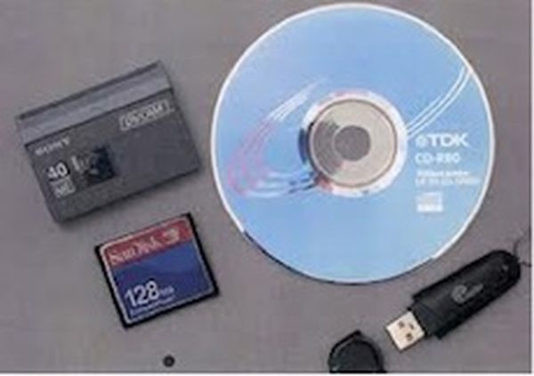 Magnetic tapes or disks